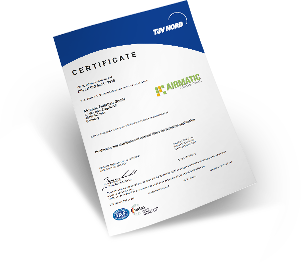 Airmatic TÜV Certificate